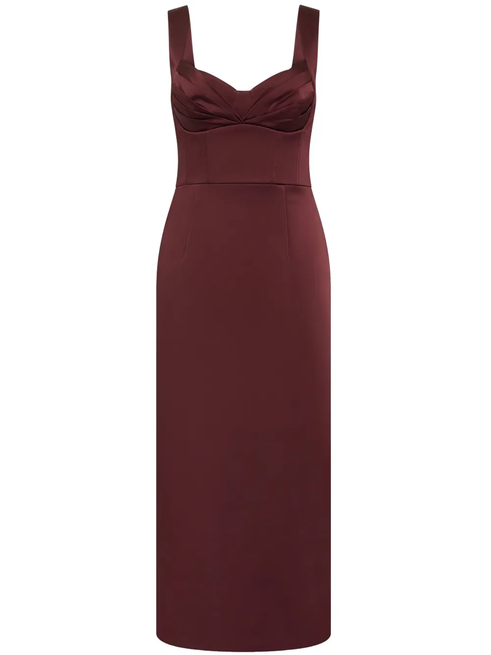 

Платье миди Merlot Rebecca Vallance, красный