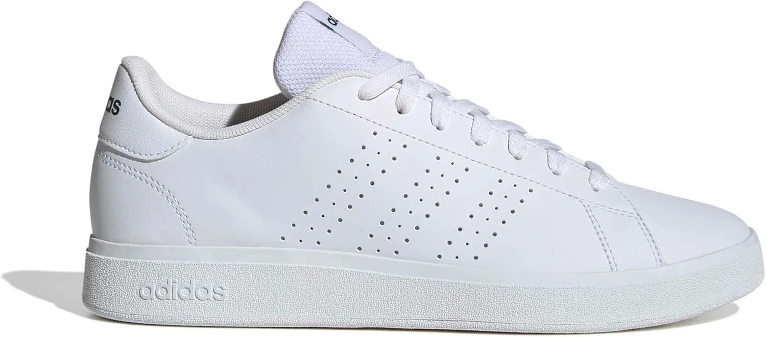 Кроссовки Adidas Unisex Advantage Base 2.0, Cloud White Collegiate Green — фото 2