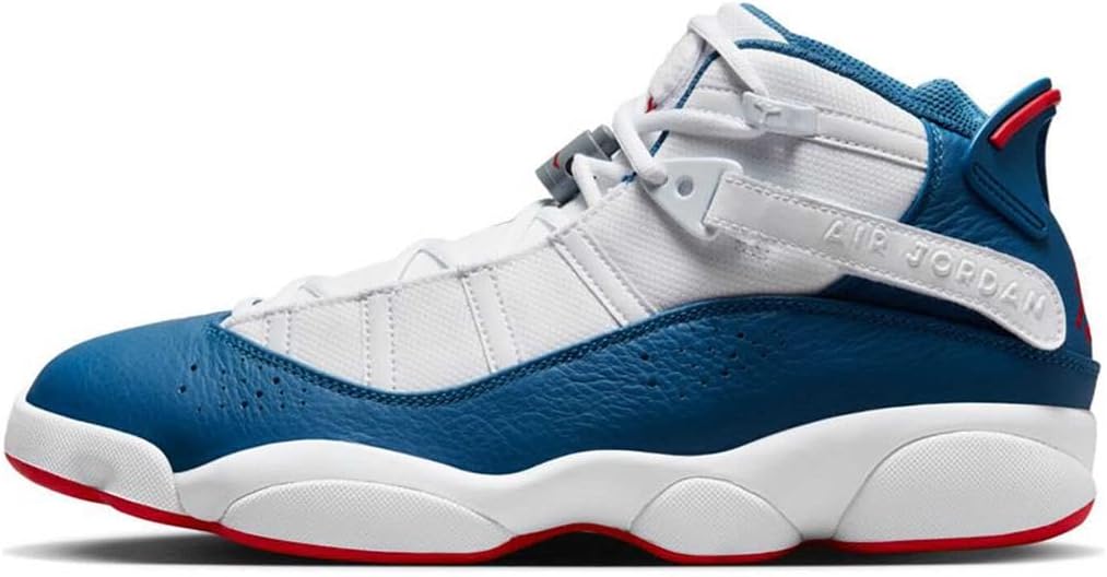 

Мужские баскетбольные кроссовки Jordan 6 Rings 322992-012 Nike, White/University Red/Light Steel/True Blue
