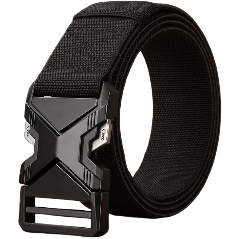 

Ремень мужской из полиэстера 3,5 см WARRIOR, черный