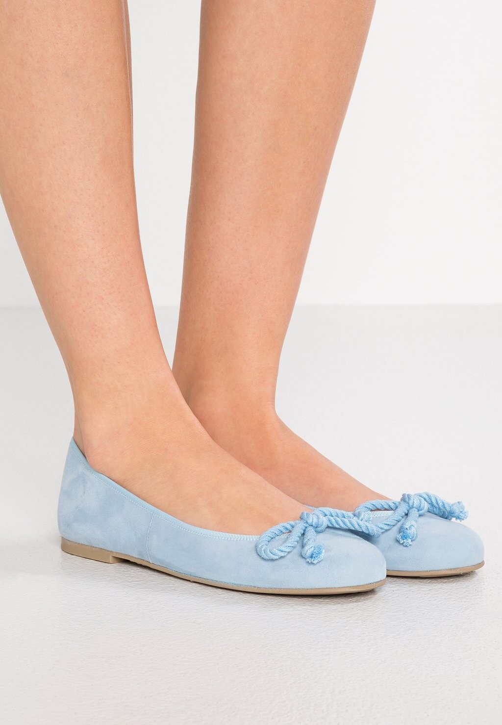 Балетки Pretty Ballerinas с бантиками, голубой