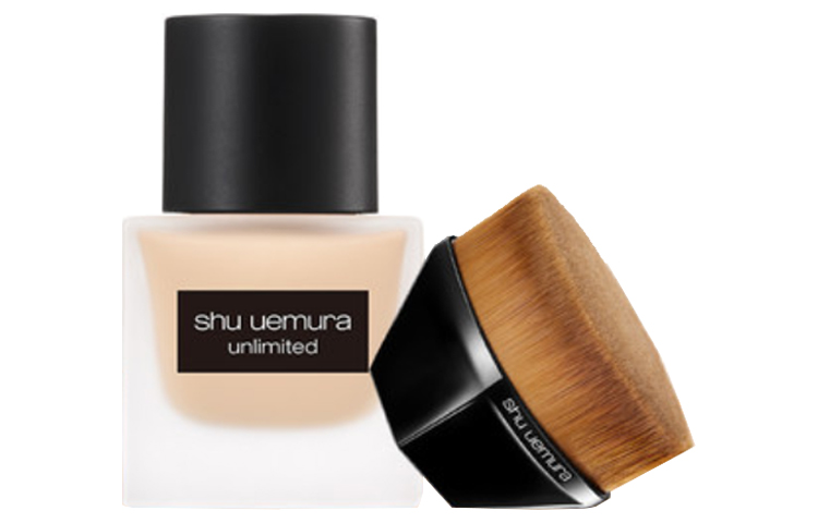 

ZHICUNXIU тональная основа feather yarn жидкая, набор макияжа, стойкое безупречное естественное выравнивание тона кожи 35ml+кисть No. 55 Shu Uemura