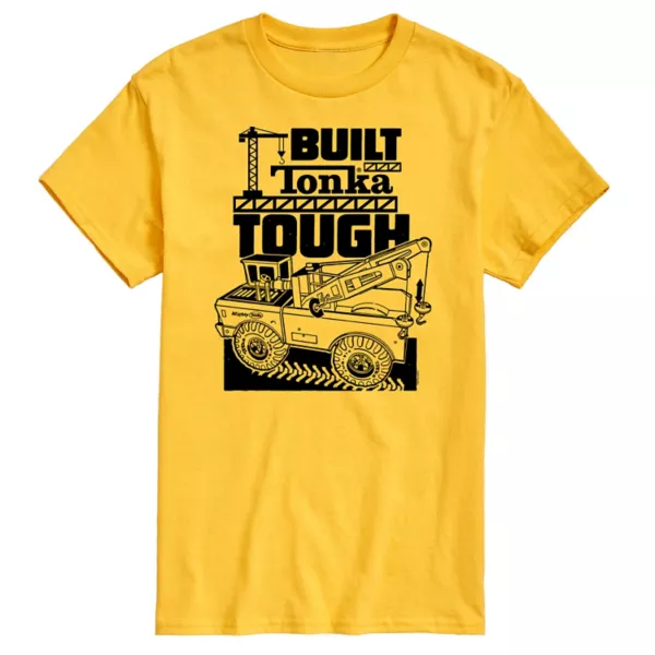 

Мужская футболка Built Tough с принтом Tonka, желтый