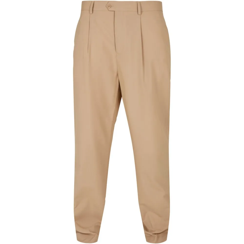 

Брюки Urban Classics Straight Pleat, бежевый