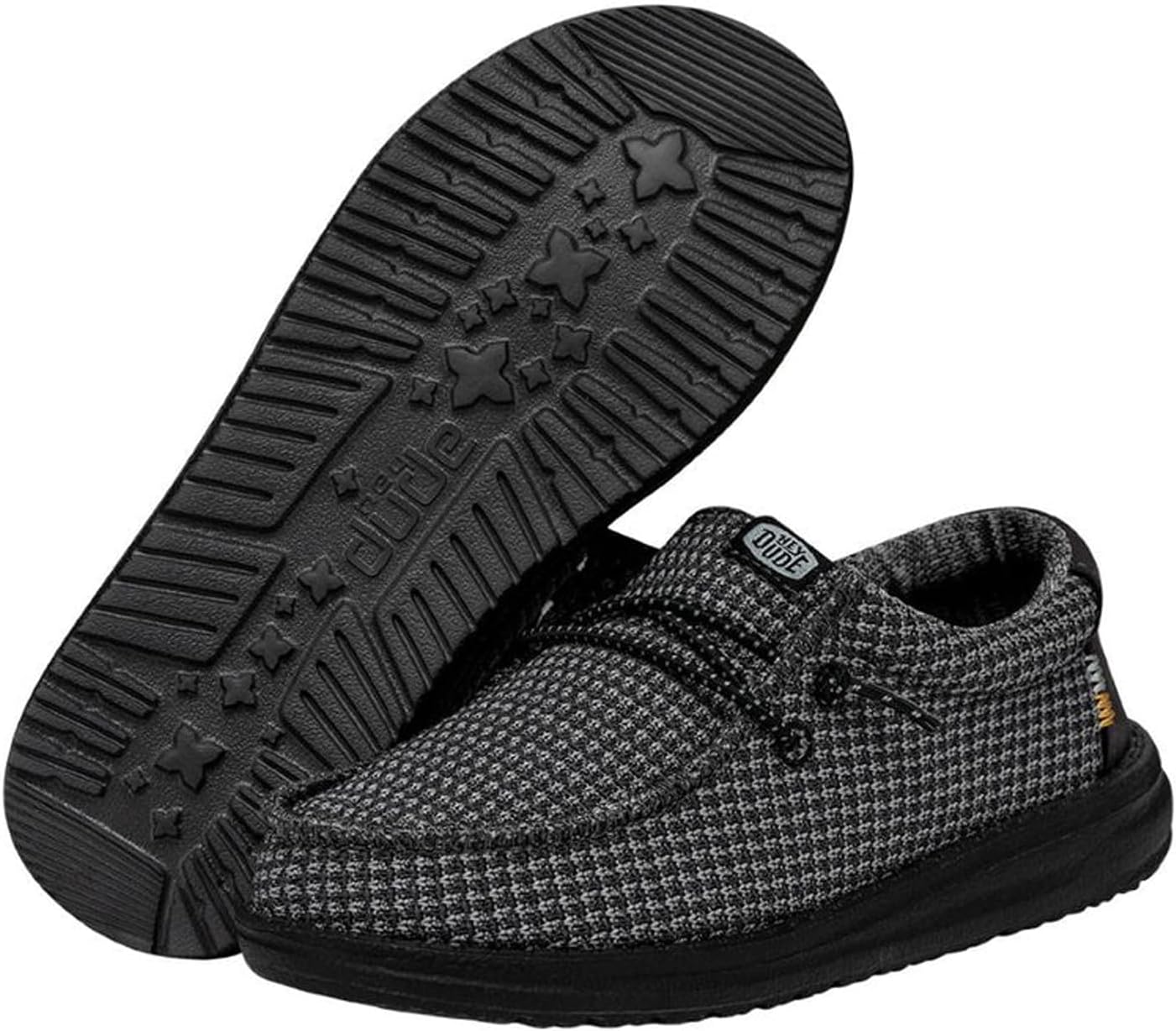 Детские мокасины Wally Toddler Sport Mesh Heydude, Charcoal — фото 3
