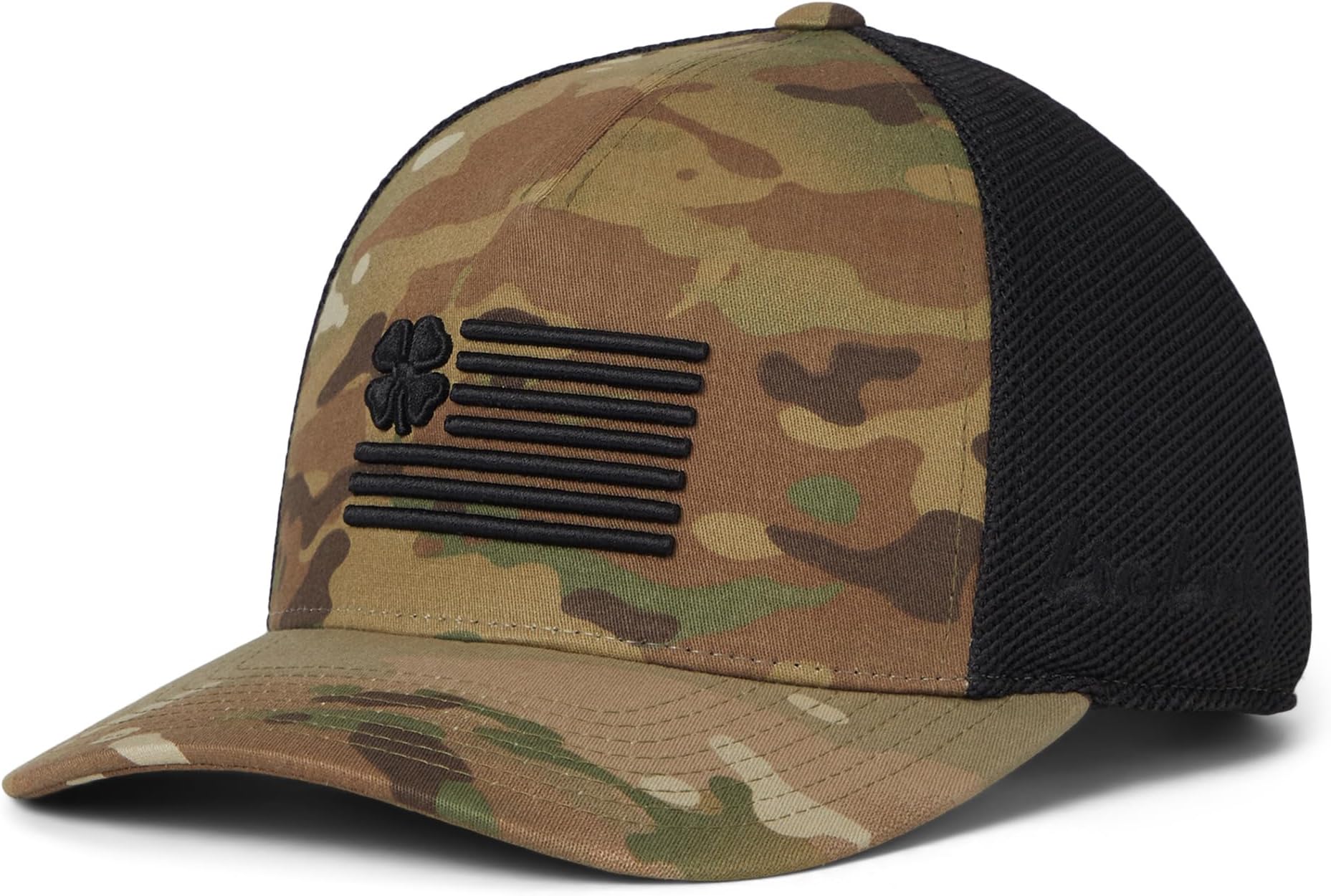 

Бейсболка Black Clover Clover Nation 25 Adjustable Hat, цвет Camo/Black Hat/Black Clover Nation Flag
