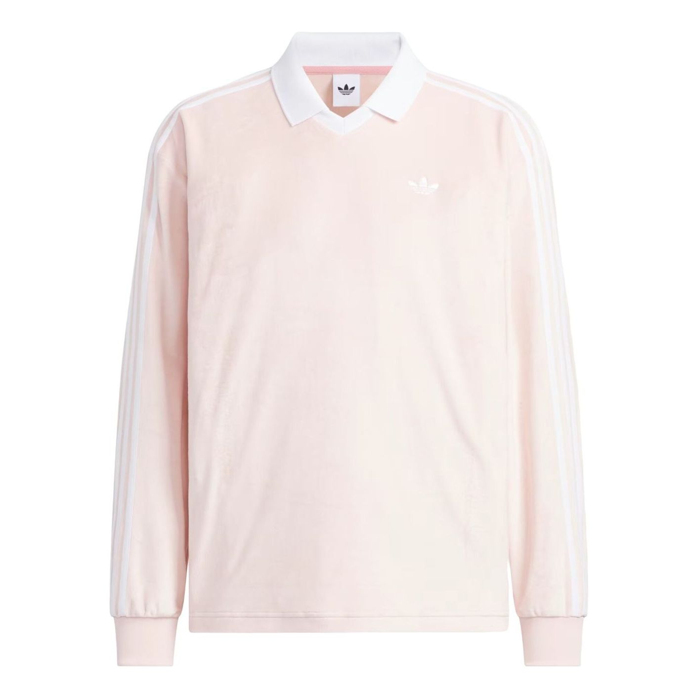 

Поло Adidas Velvet с длинными рукавами, цвет «песочный розовый»