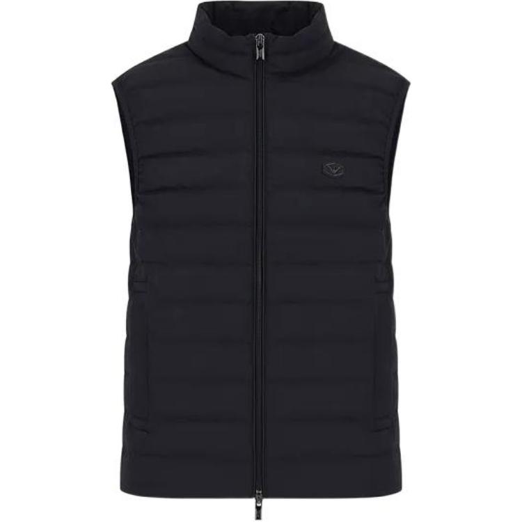 

EMPORIO ARMANI Стеганый жилет с логотипом, Marine Blue