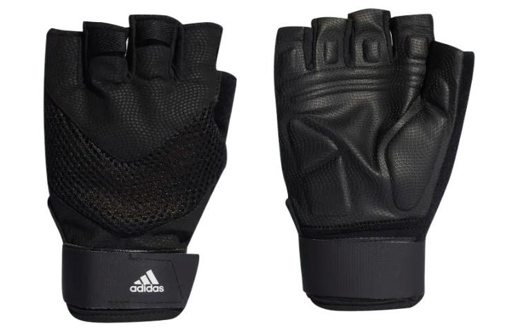 

Фитнес-перчатки из полиуретана Unisex Black Adidas