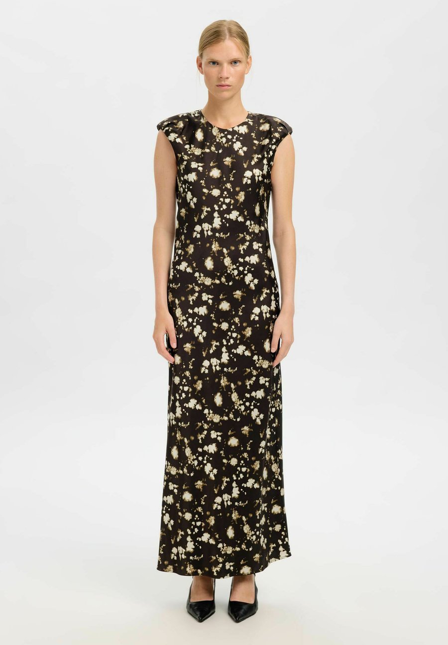 

Платье Selected Femme Maxi dress, Demitasse/Brown