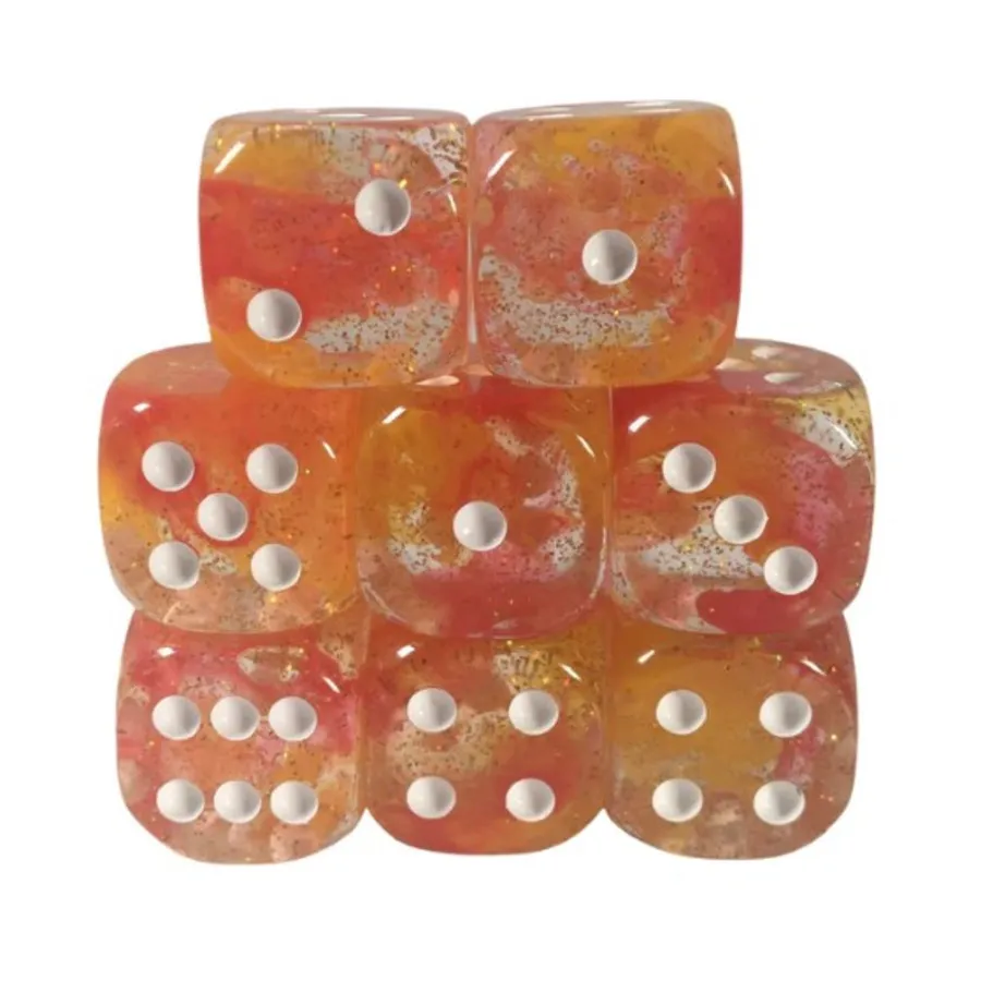

d6 18 мм Родословная Волшебника с белым (12), Class & Creature Dice - d6 Sets