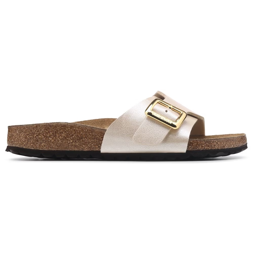 Catalina luxe пряжка на подошве сандалии Birkenstock, graceful pearl white — фото 2