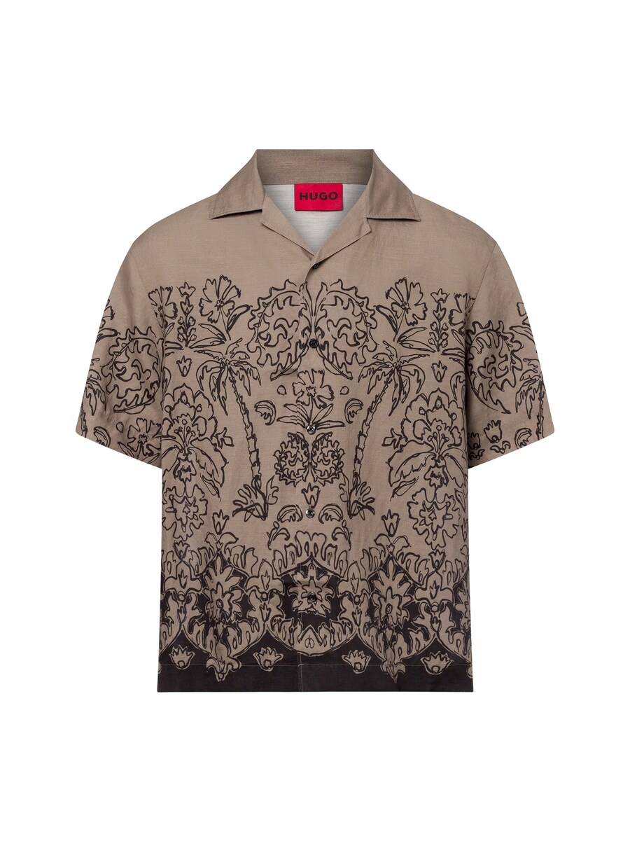 

Рубашка на пуговицах Comfort fit HUGO Espino, Khaki