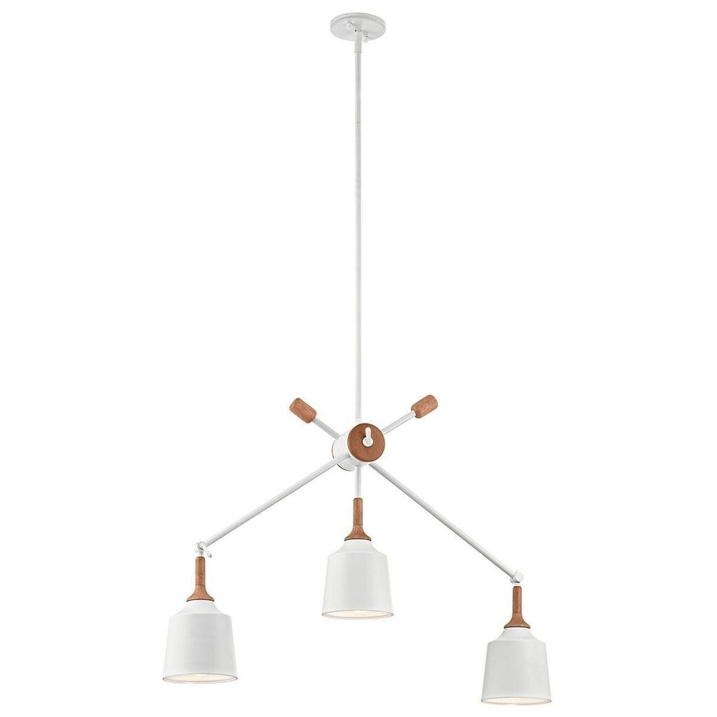 

Подвесной светильник Danika, белый и дерево, 3 лампы Elstead Lighting