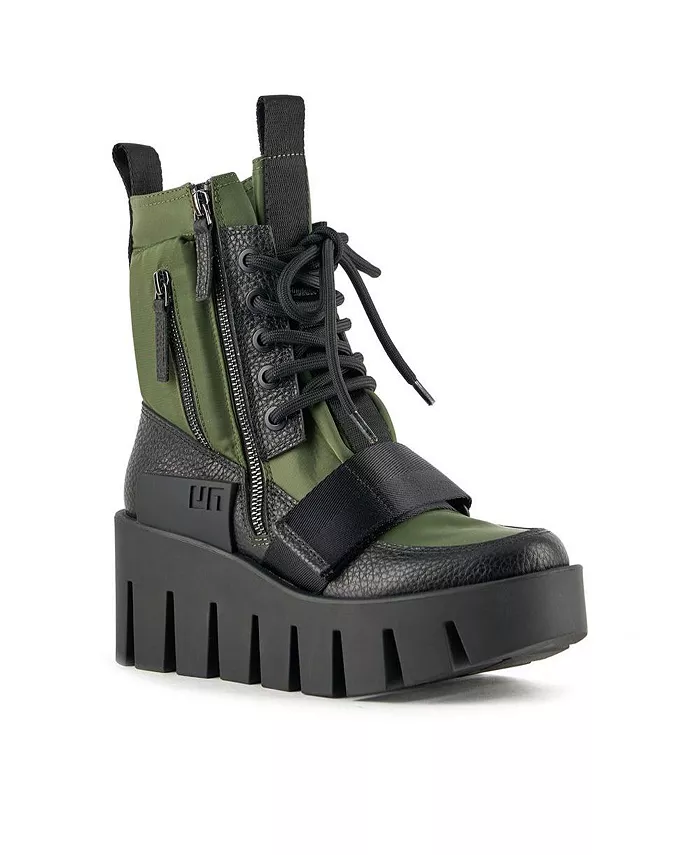Женские ботинки Grip Combat Lo United Nude, зеленый — фото 2