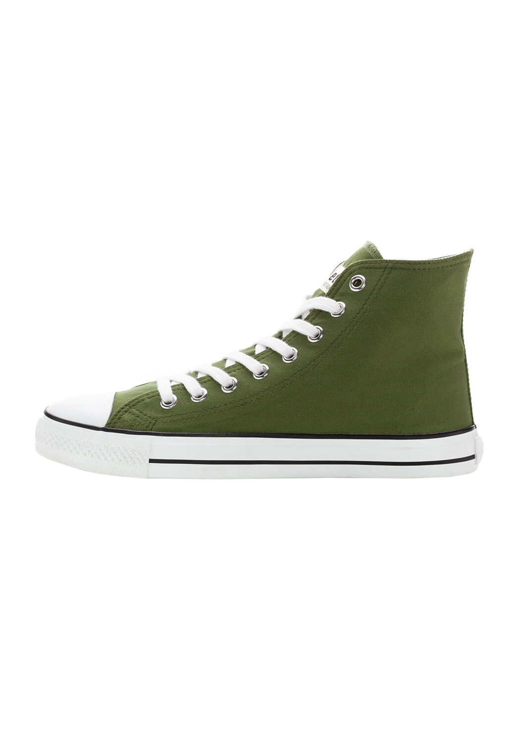 

Кроссовки ethletic Canvas White Cap Hi Cut, цвет camping green just white