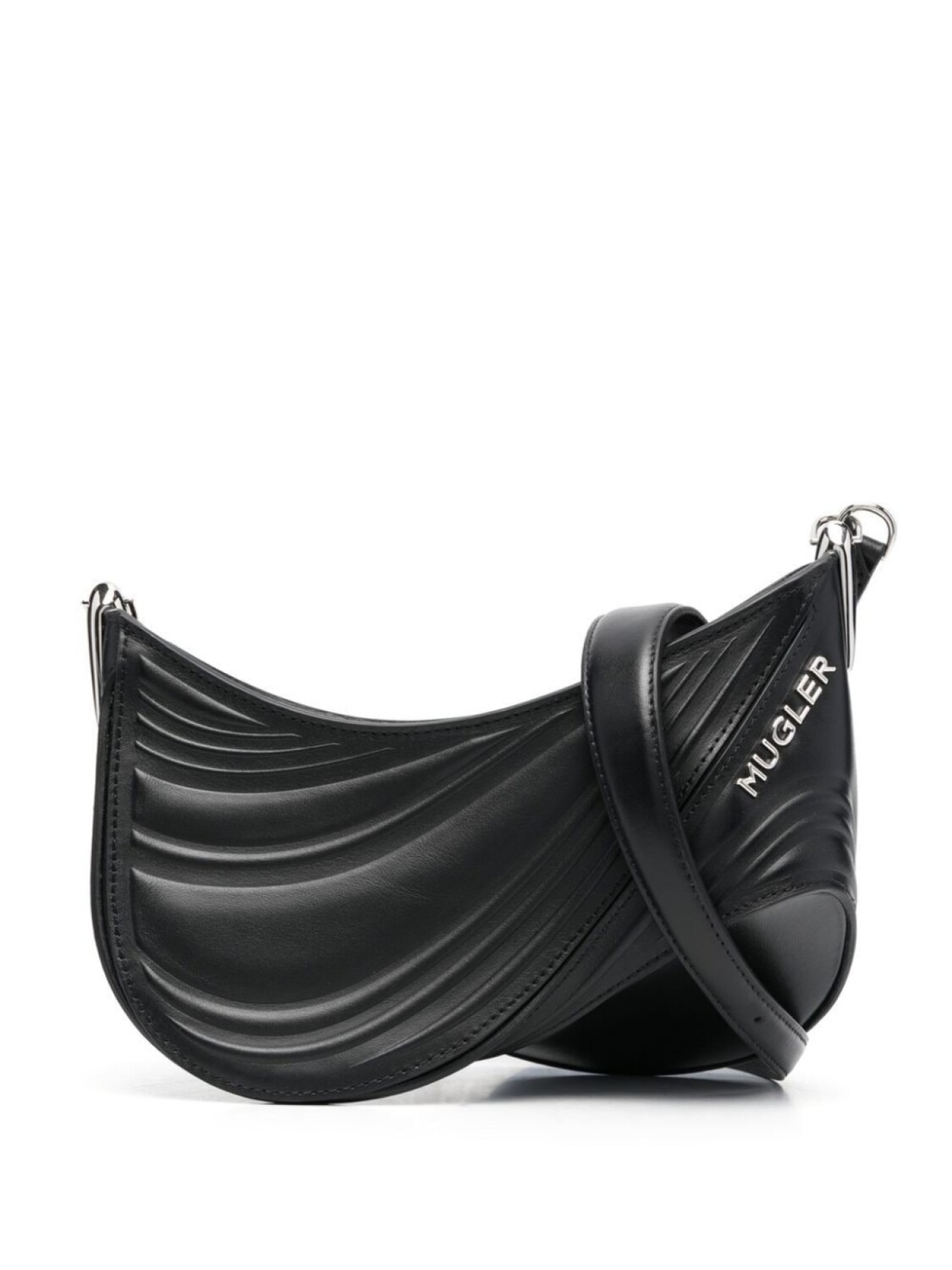 

Mugler маленькая сумка через плечо Spiral Curve 01, черный