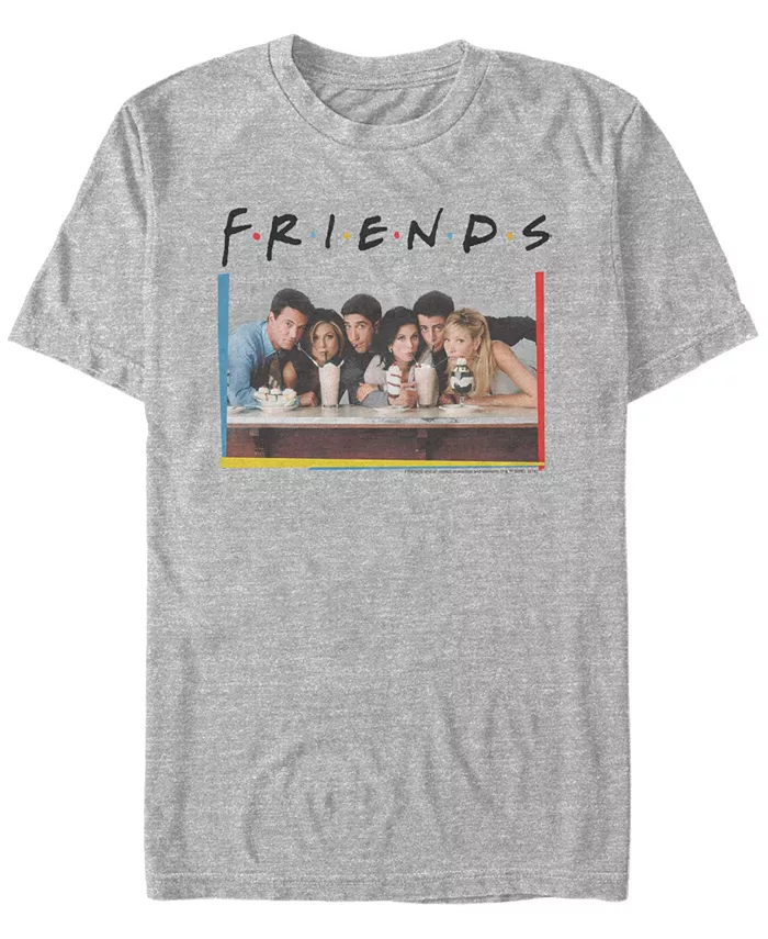 

Мужская футболка с коротким рукавом Friends Friends Diner Fifth Sun, серый