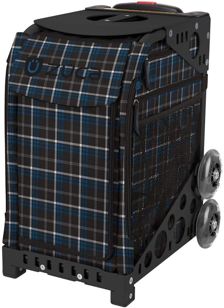 

Спортивная сумка-вкладыш ZUCA Imperial Plaid с черной рамой и немигающими колесами, Черный, Спортивная сумка-вкладыш ZUCA Imperial Plaid с черной рамой и немигающими колесами