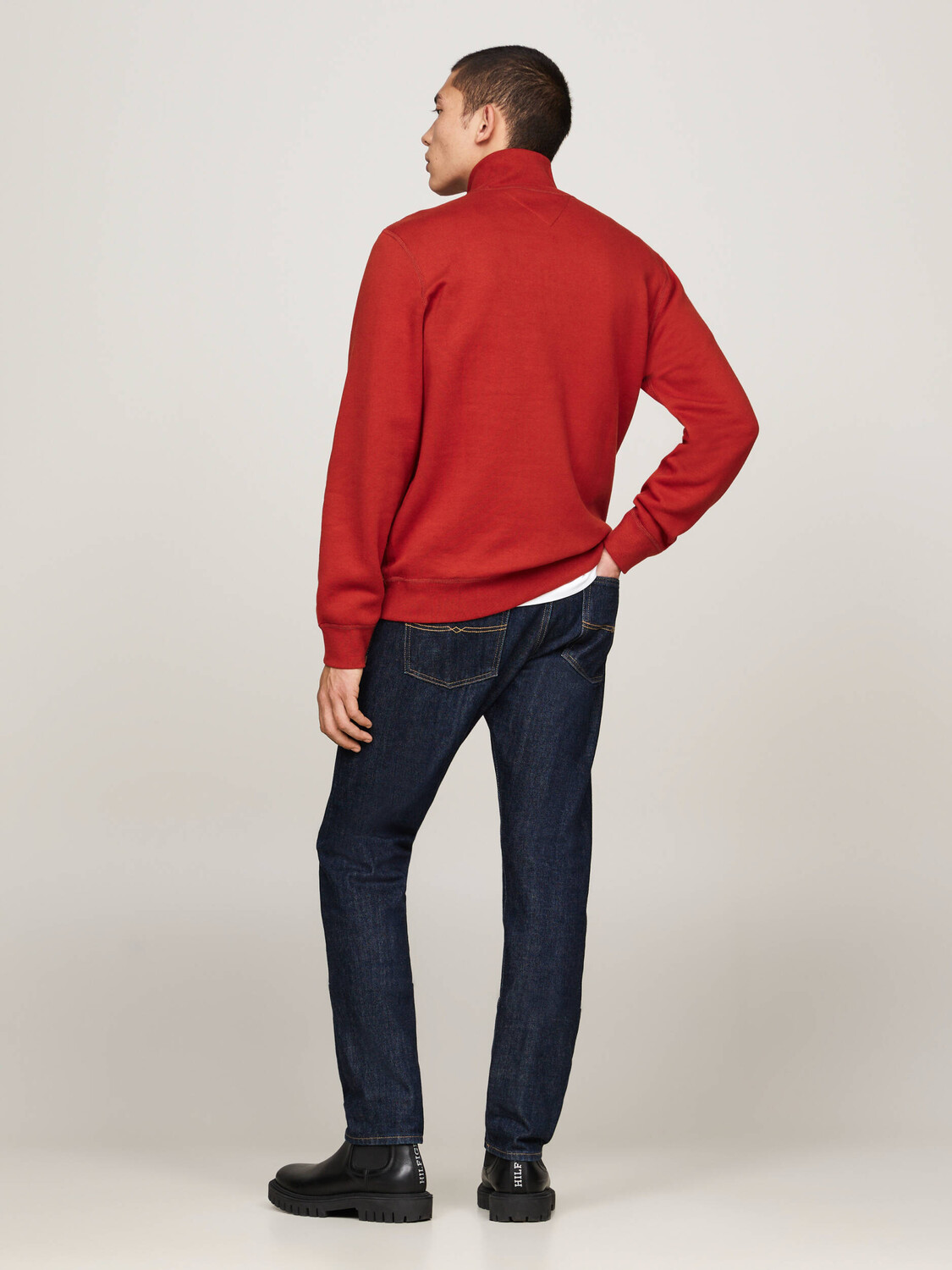 Толстовка Tommy Hilfiger ESSENTIAL Regular Fit, красный — фото 3