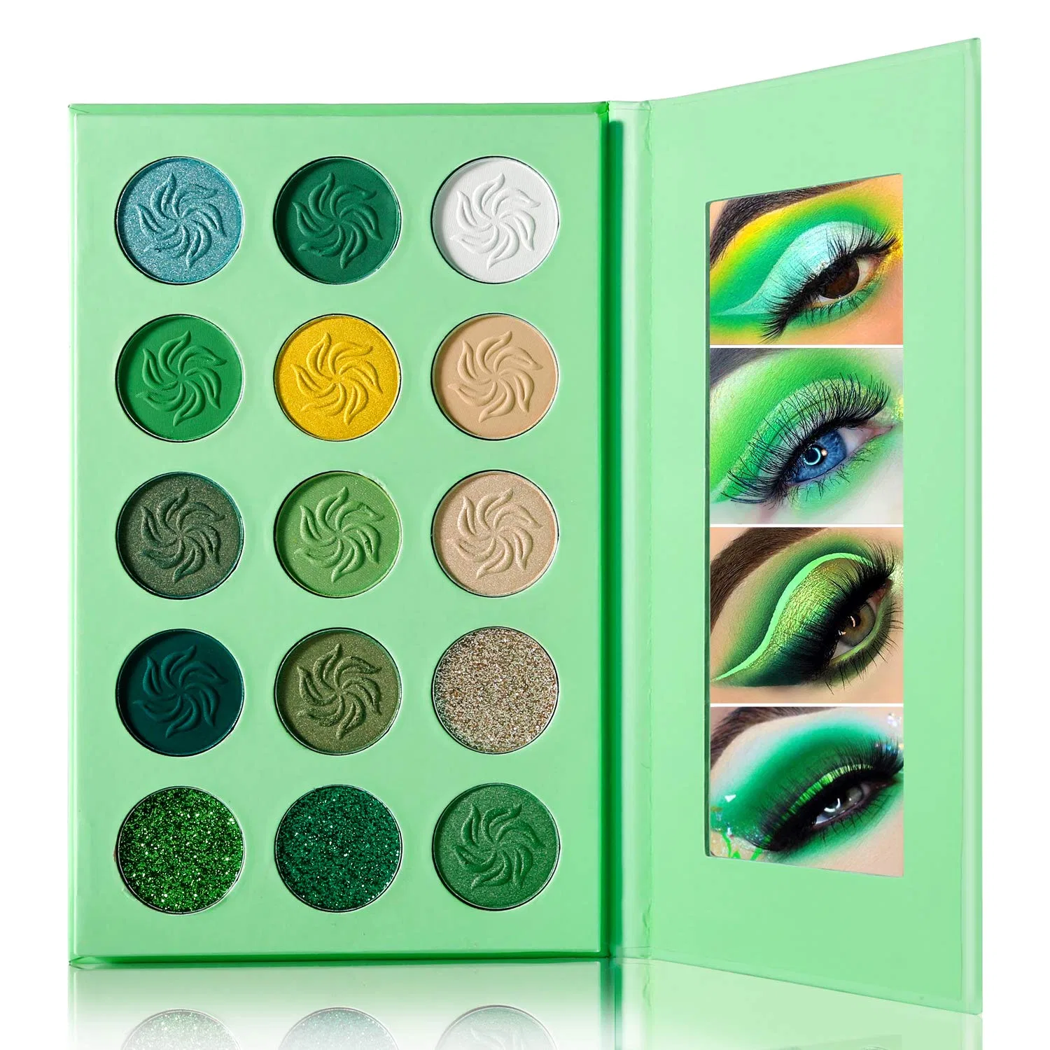 Палетка теней для век «Avocado Green» от DE'LANCI De'Lanci, 2-Green