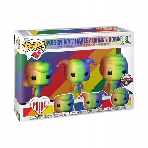 

Ядовитый Плющ, Харли Квинн и Робин Прайд 2022 Marvel Dc Comics Funko Pop! Поп