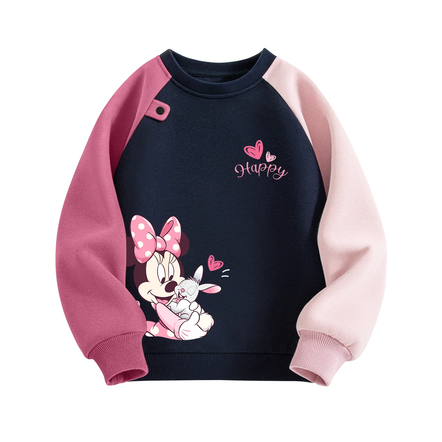 Детский свитшот с круглым вырезом Disney, Deloroni Fuchsia — фото 3