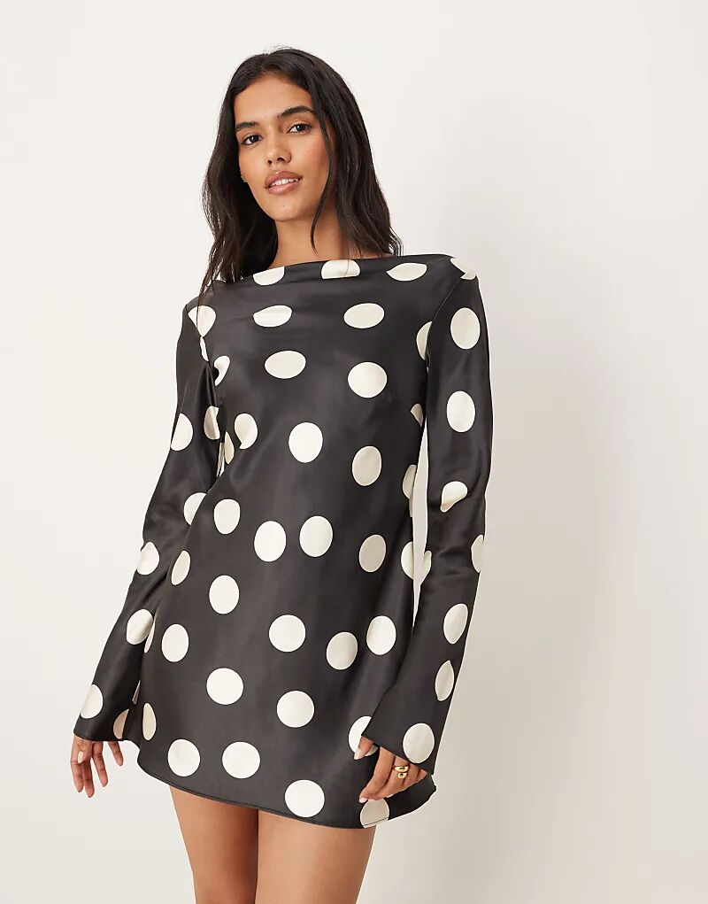 

Мини-платье с принтом «Тигре» от Free People в черном цвете