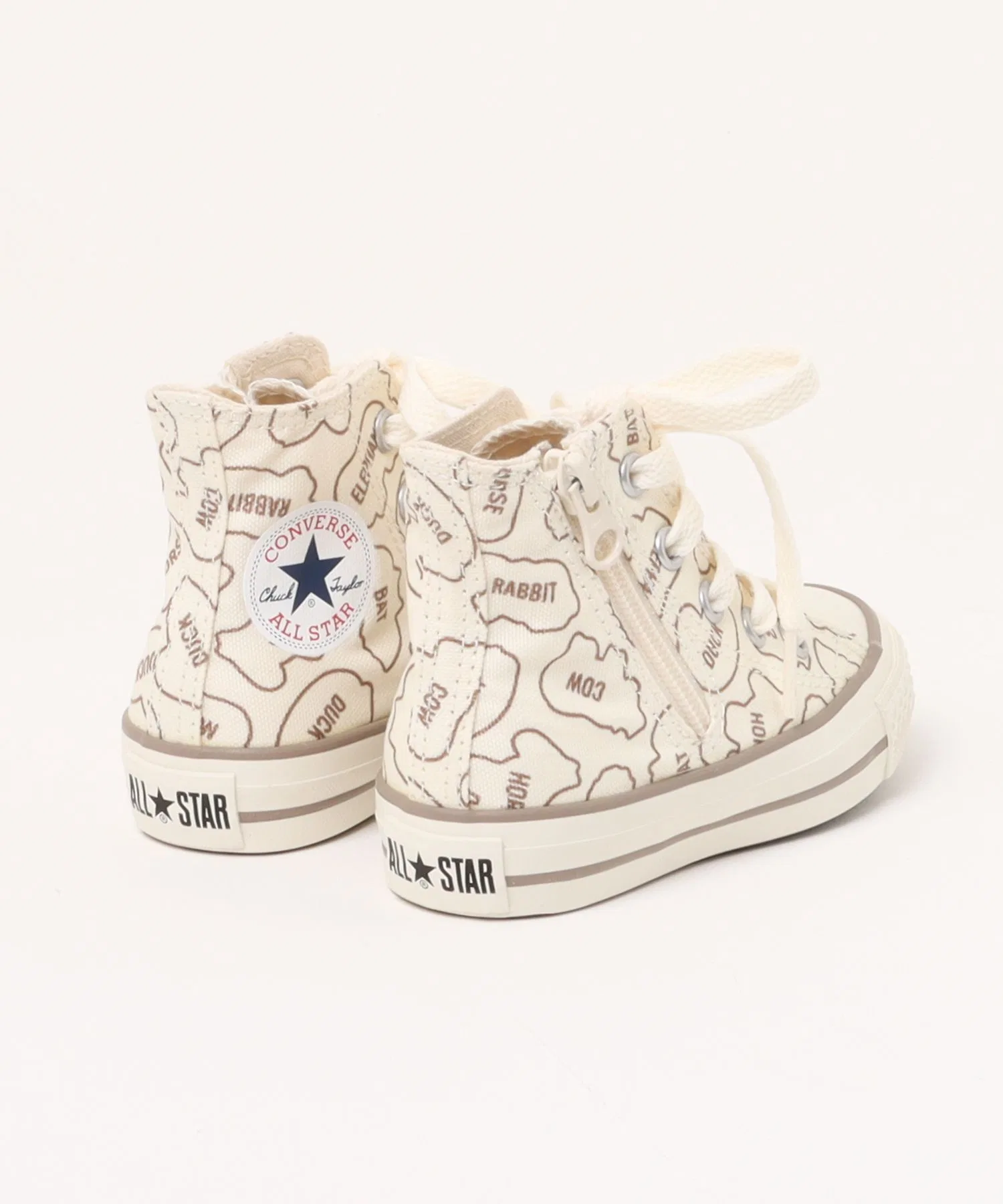 Детские кроссовки Converse CHILD ALL STAR V-1 HI / TABEKKO DOUBUTSU — фото 2