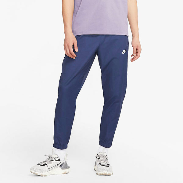 Брюки nsw spe wvn athleisure casual sports woven bundle feet long pants navy blue Nike, синий — фото 4