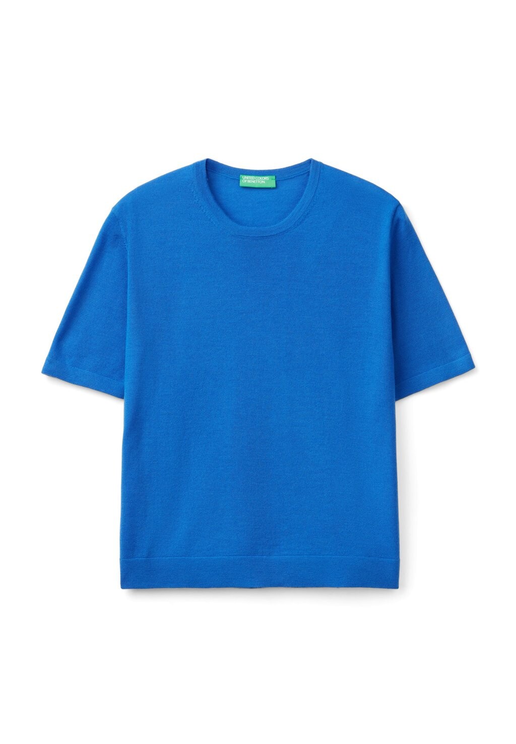 

Базовая футболка SHORT SLEEVE REGULAR FIT United Colors of Benetton, синий