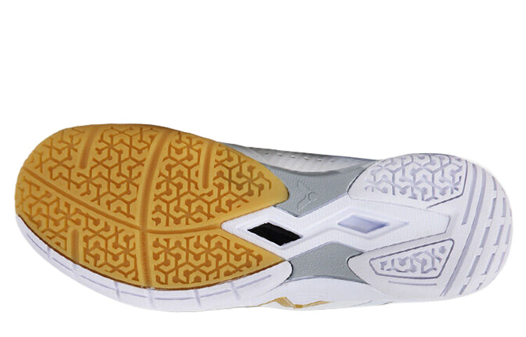 Кроссовки VICTOR Badminton Shoes Unisex Low-top Gold/white, белый — фото 3