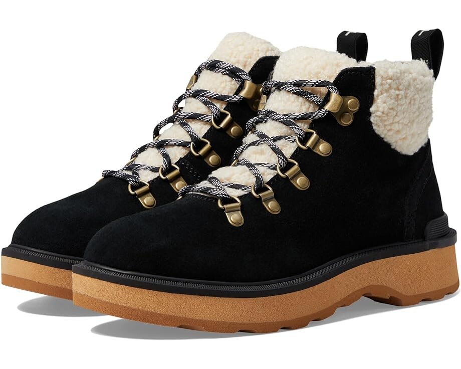 

Походные ботинки SOREL Hi-Line Hiker Cozy, цвет Black/Tawny Buff