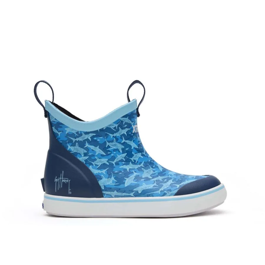 Детские ботинки до щиколотки Guy Harvey XTRATUF, синий shark camo