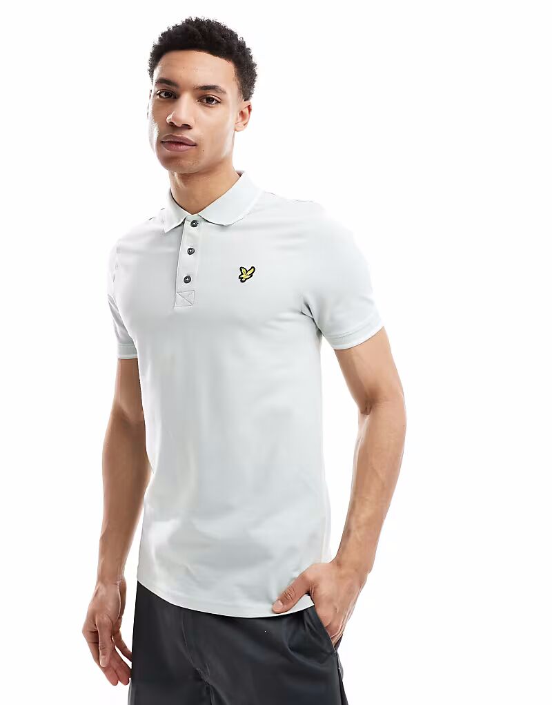 

Рубашки поло Lyle & Scott Ss с кантом в цвете x742 ambient green/white