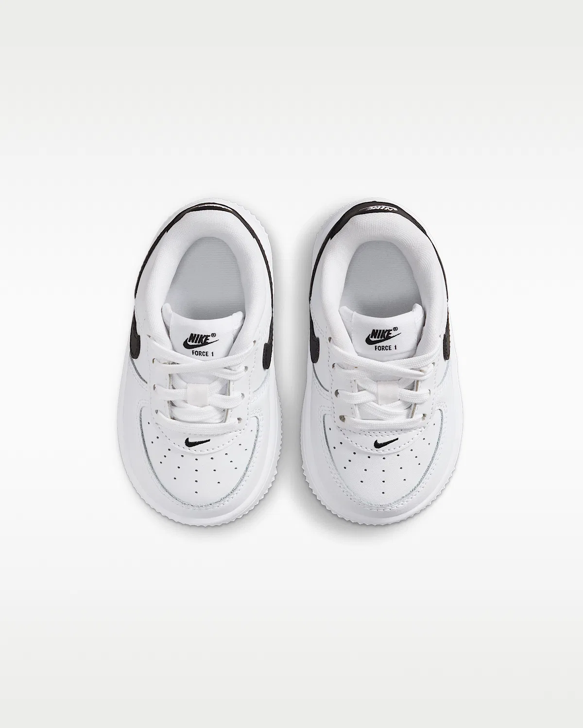 Кроссовки Nike Force 1 Low для малышей, White/Black — фото 4