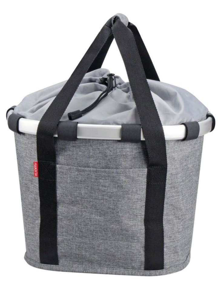 

KLICKfix Корзина на переднее колесо "Велокорзина" серого цвета