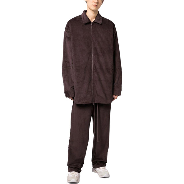 Куртка corduroy shirt jacket 'purple red' Fear Of God Essentials, фиолетовый — фото 2