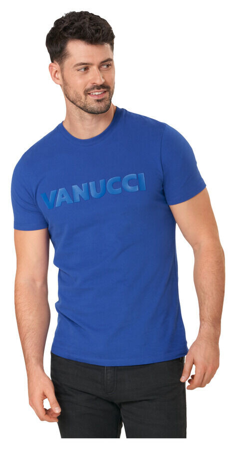 

Футболка с логотипом Vanucci, синий