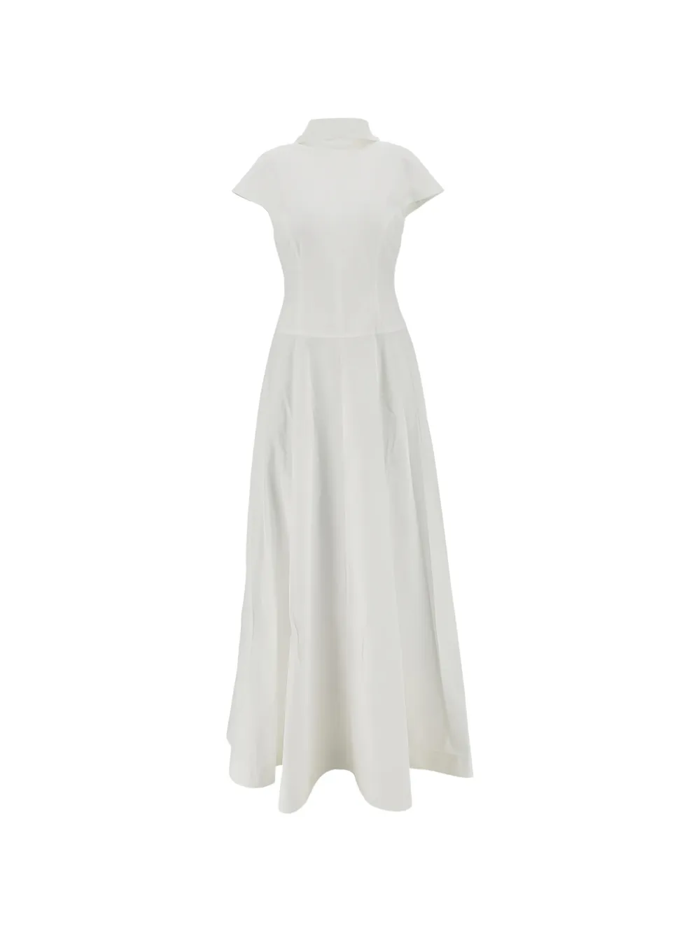 

Макси-платье с высоким воротником Armarium, белый