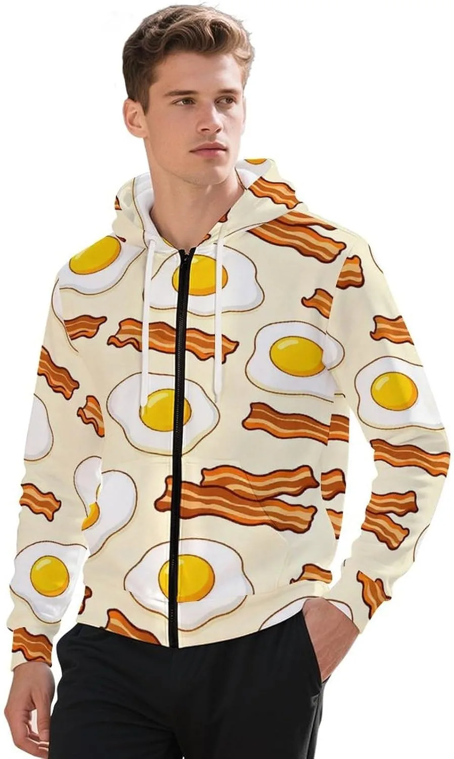 

Мужская худи с полной молнией и карманом GemGam