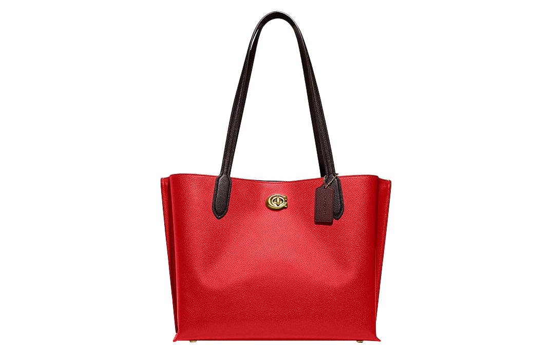 

COACH Сумка тоут из спилка кожи ивы