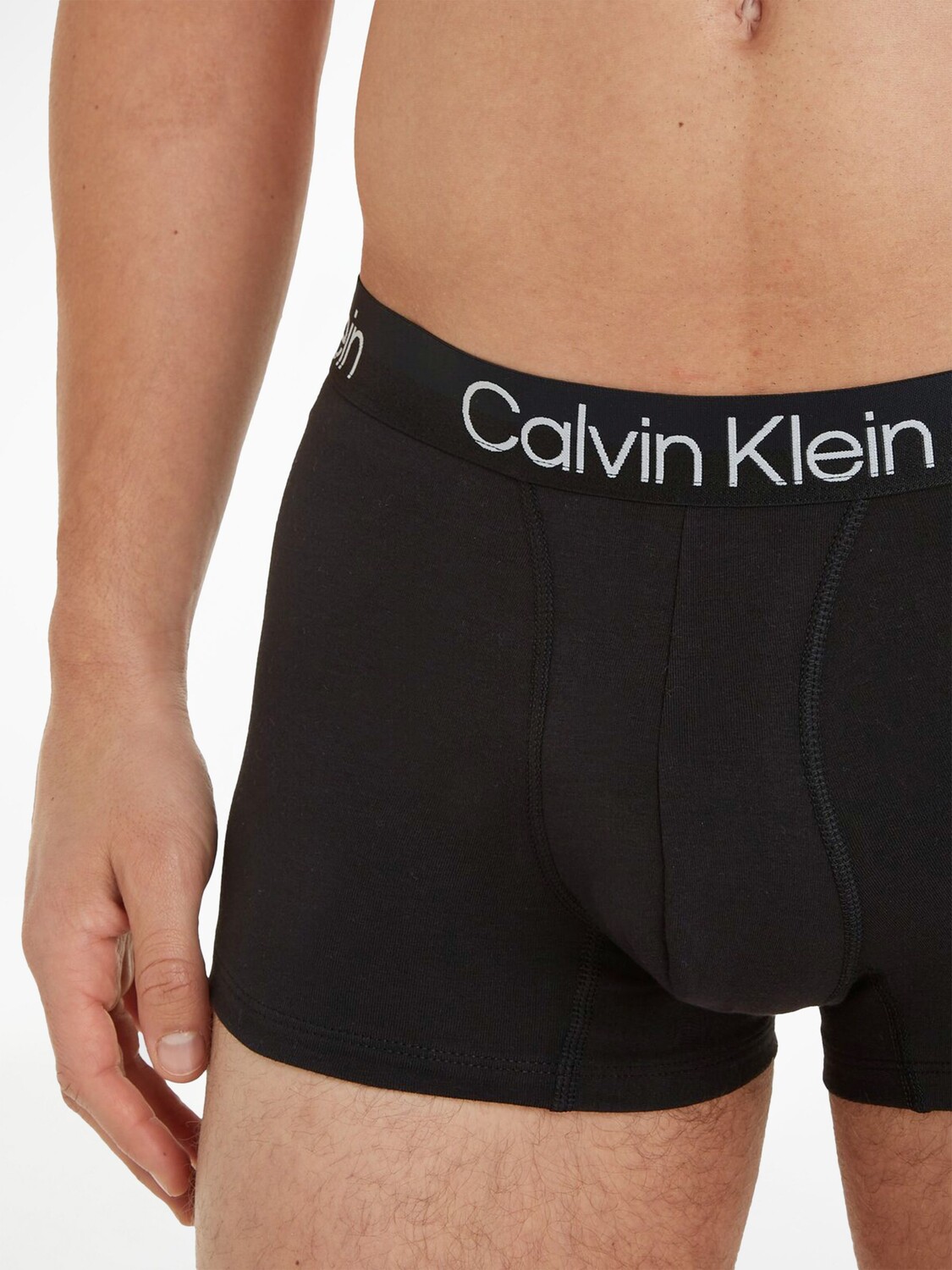 

Трусы из эластичного хлопка Calvin Klein, черный