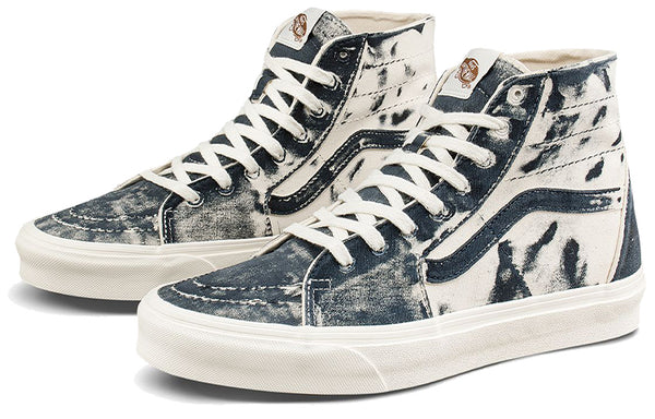 Кроссовки eco theory sk8-hi tapered high-top sneakers blue/white Vans, синий — фото 2