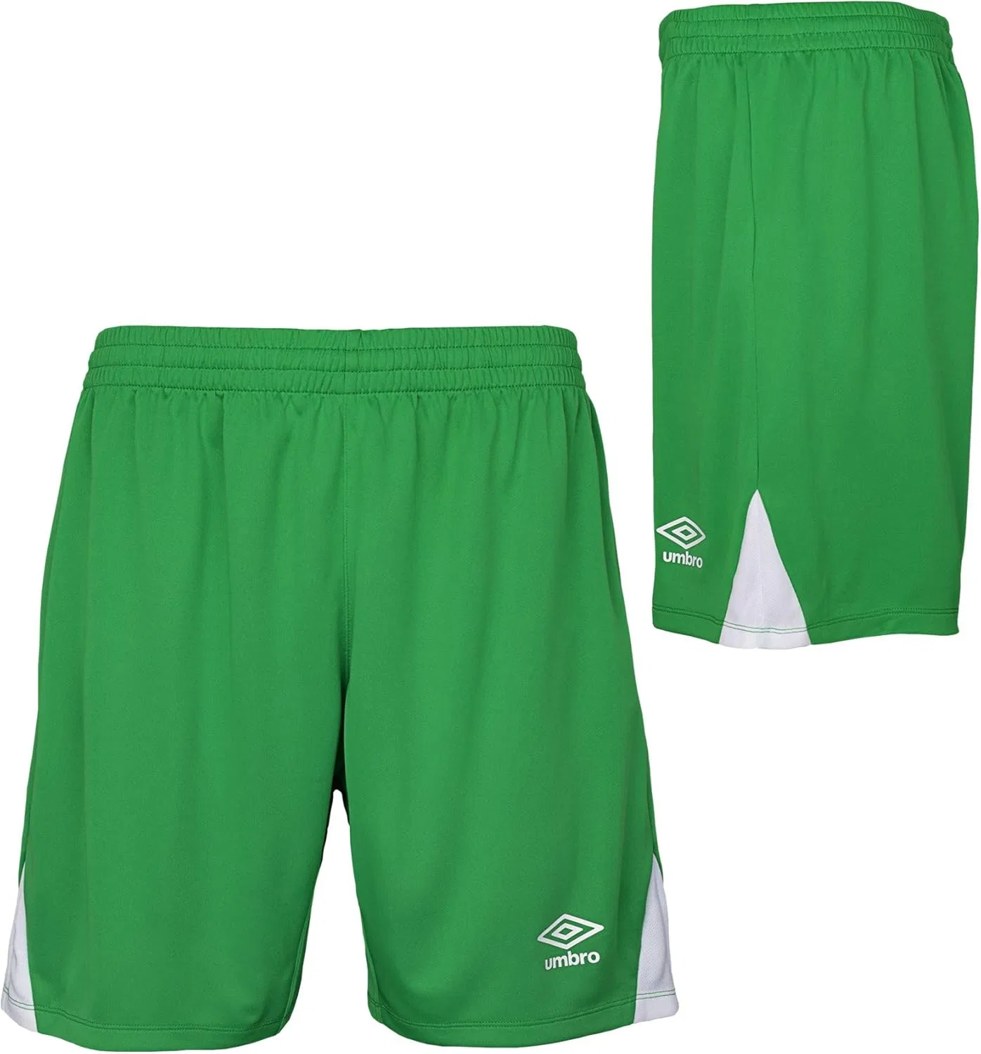 Детские шорты Umbro Youth Vertex, зеленый/белый — фото 3