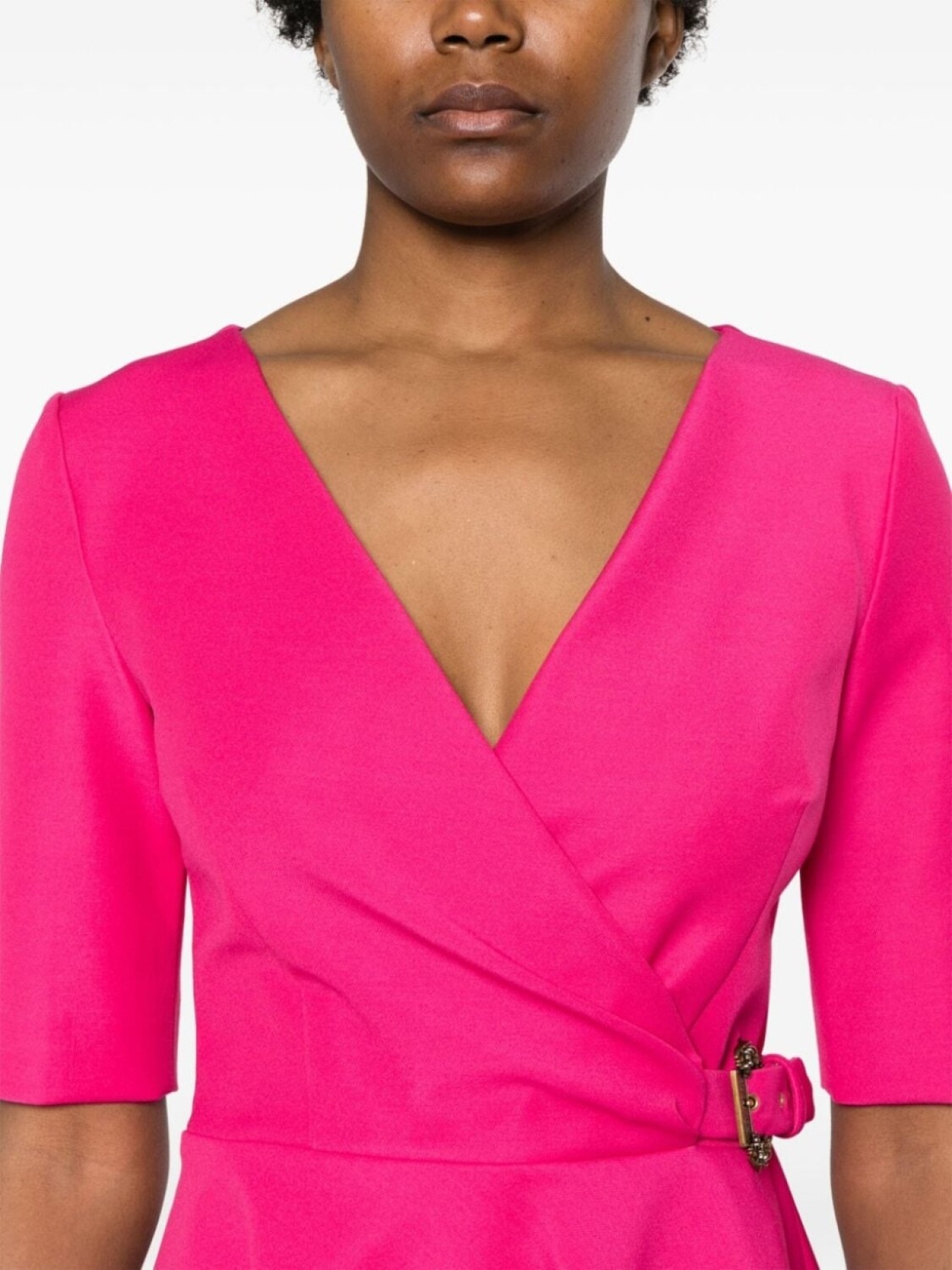 

Versace Jeans Couture платье мини с пряжкой Baroque, розовый