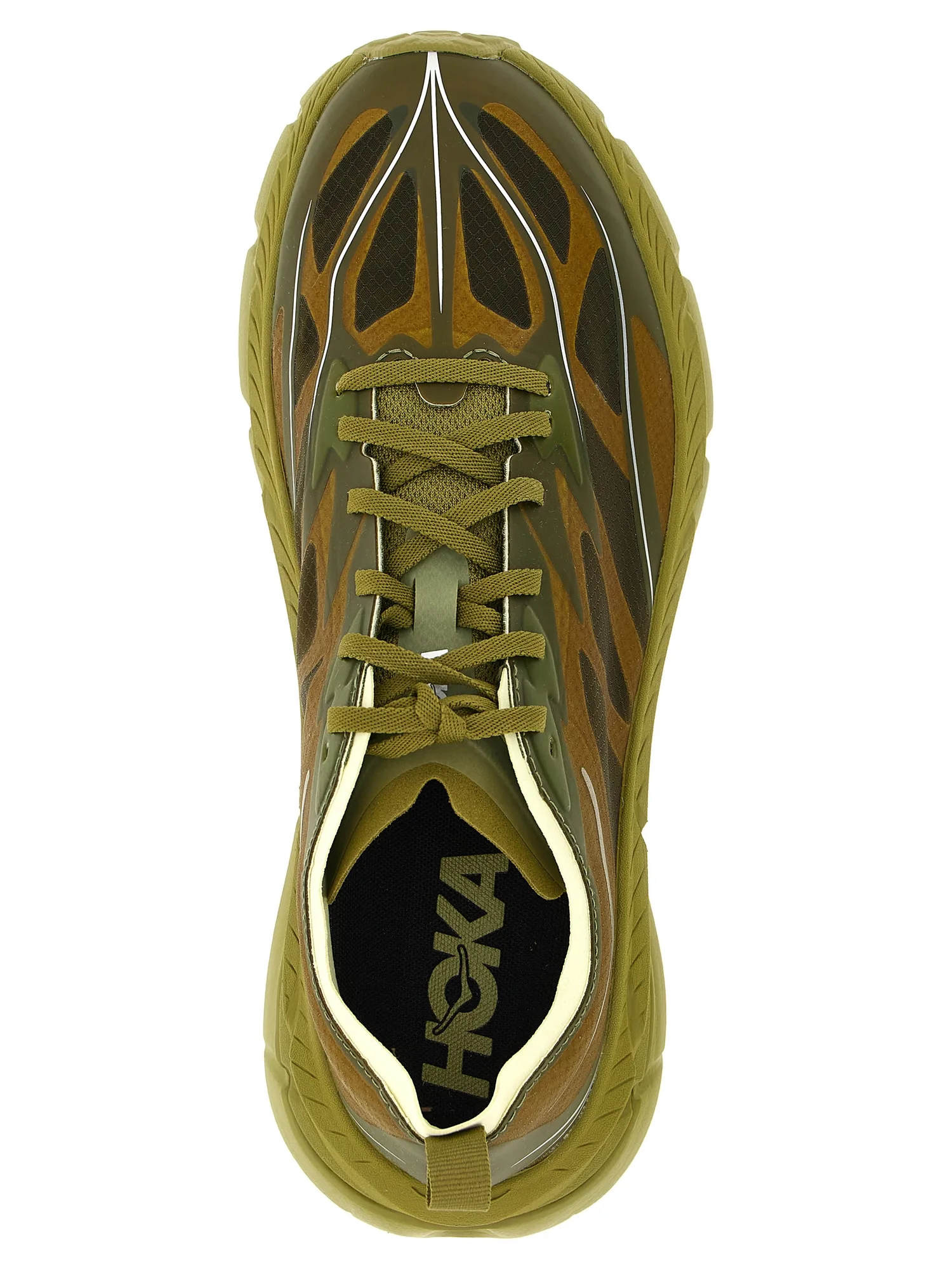 Кроссовки Mafate Speed 4 Lite Hoka One One, зеленый — фото 4
