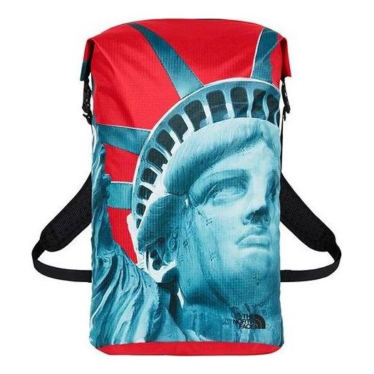 

Сумка the north face statue of liberty waterproof backpack 'blue red' Supreme, синий