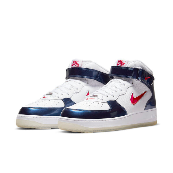 Кроссовки air force 1 mid qs Nike, белый — фото 3