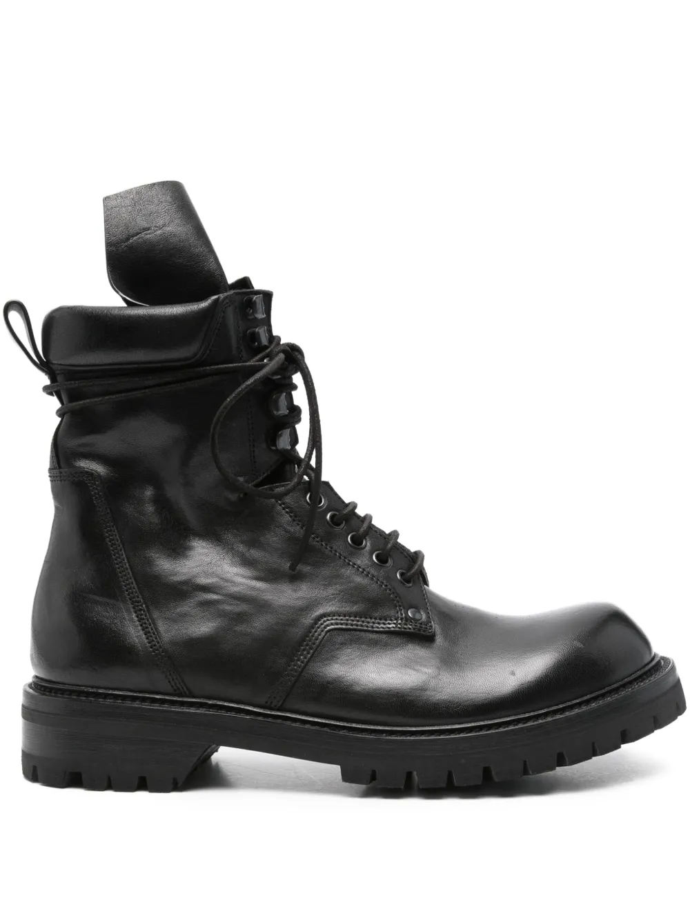 

Армейские байкерские ботинки Rick Owens, черный